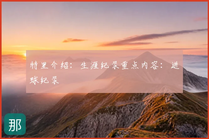 特里介绍:生涯纪录重点内容:进球纪录